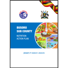 Busoro Sub County Nutrition Action Plan
