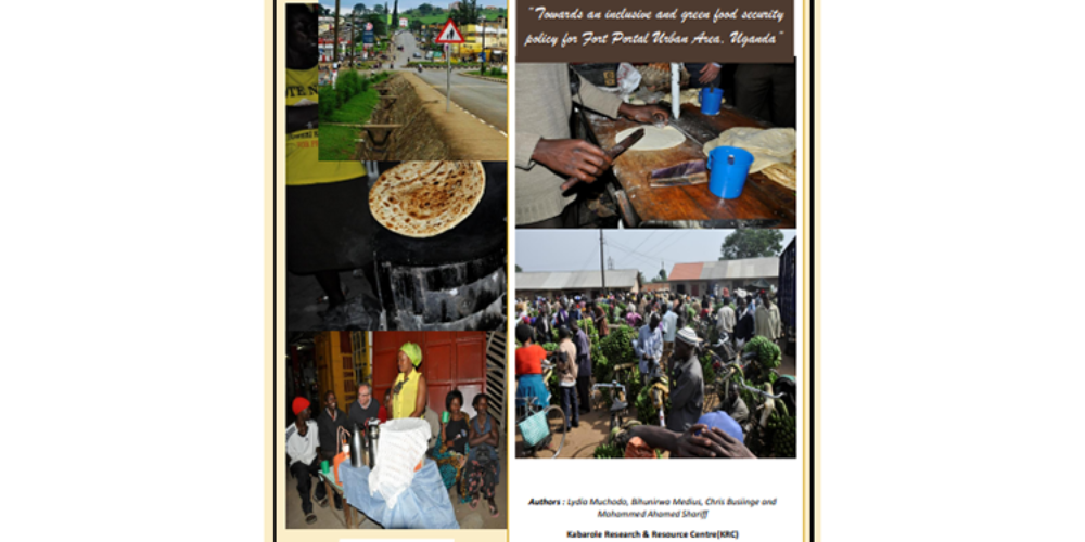 FOOD CONSUMPTION DYNAMICS OF THE URBAN POOR IN FORT PORTAL MUNICIPALITY