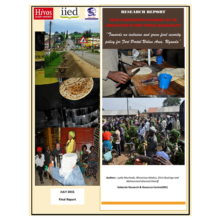 FOOD CONSUMPTION DYNAMICS OF THE URBAN POOR IN FORT PORTAL MUNICIPALITY