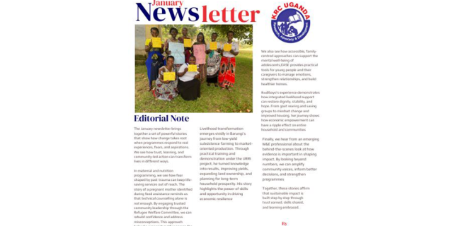 JANUARY NEWSLETTER 2026