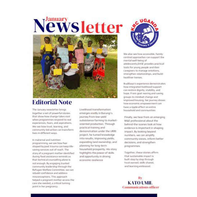 JANUARY NEWSLETTER 2026